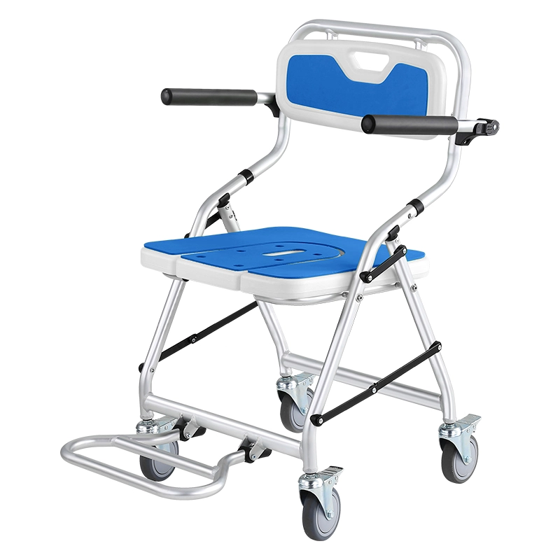 Chaise de douche pliante en alliage en alliage en aluminium