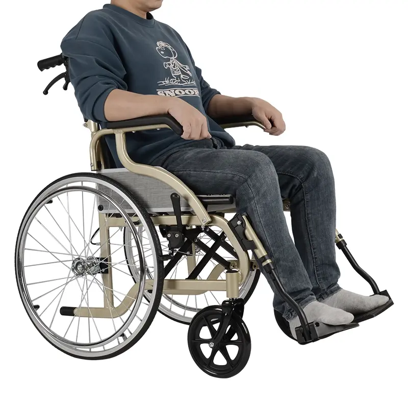Pliant de voyage de voyage en fauteuil roulant